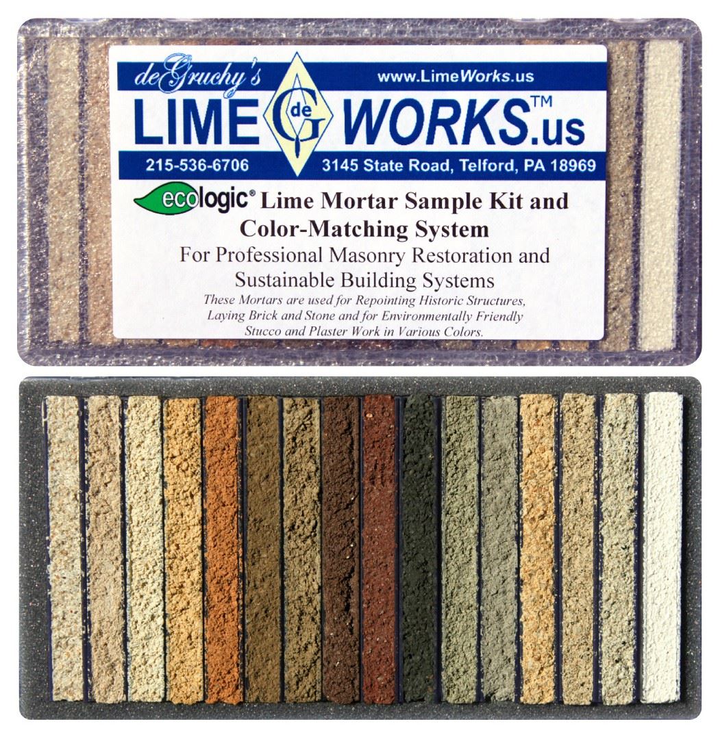 Ecologic™ Lime Mortar Kit 16 stock Colors LimeWorks.us