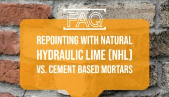 repointing with natural hydraulic lime vs cement based mortars