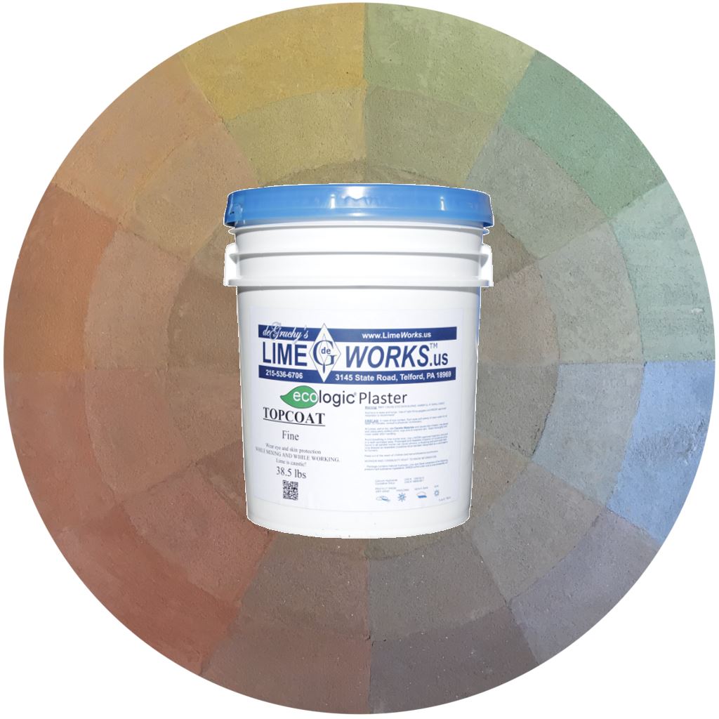 Customized Lime Plaster Ecologic™ TOPCOAT® Custom LimeWorks.us