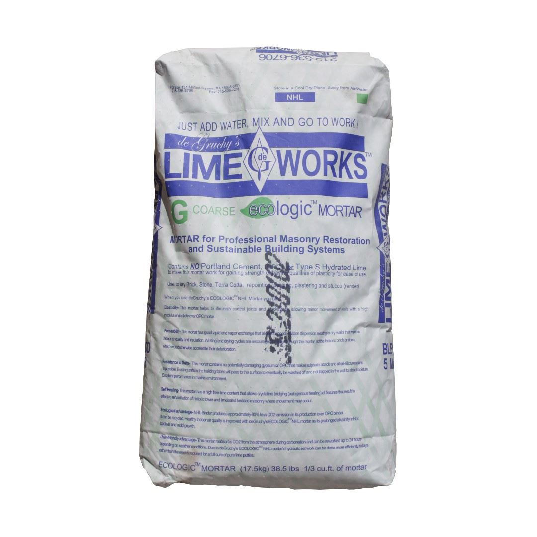Ecologic™ Mortar Lime Mortar for Historic Buildings LimeWorks.us
