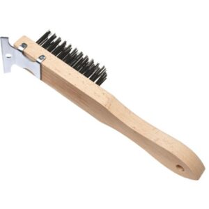 wire brush and scraper