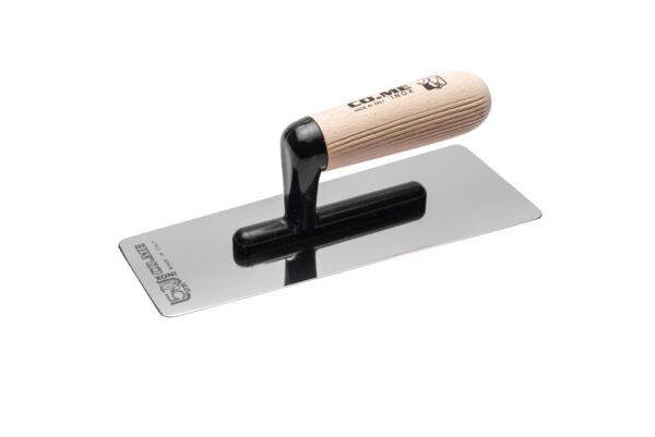 A.1.1-310LU CO.ME Venetian Trowel 28cm x 12cm w/ wood handle - Image 1
