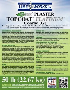 Ecologic™ PLASTER TOPCOAT™ Platinum - Image 4