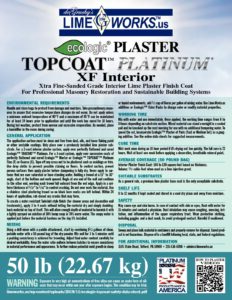 Ecologic™ PLASTER TOPCOAT™ Platinum - Image 6