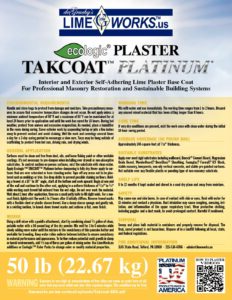 Ecologic™ PLASTER TAKCOAT™ Platinum - Image 8