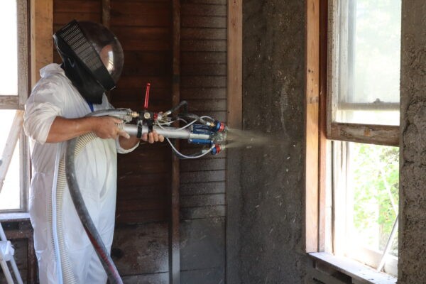 ARTisAn Objective® Workshop MAS-12 – Automated Hempcrete Install using customized EuroMair® Projection System - Image 8