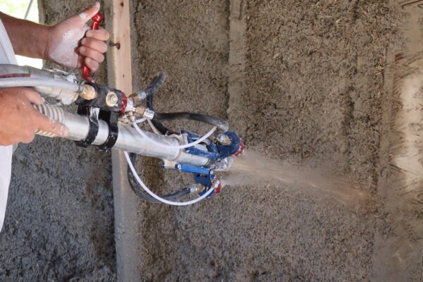 ARTisAn Objective® Workshop MAS-12 – Automated Hempcrete Install using customized EuroMair® Projection System - Image 2