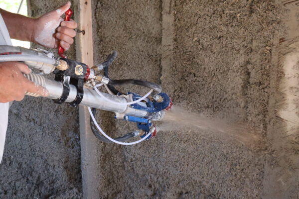 ARTisAn Objective® Workshop MAS-12 – Automated Hempcrete Install using customized EuroMair® Projection System - Image 2