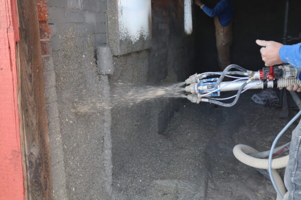 ARTisAn Objective® Workshop MAS-12 – Automated Hempcrete Install using customized EuroMair® Projection System - Image 9