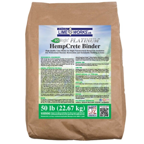 LW_Hempcrete Ecologic™ HempCrete Binder Platinum - Image 1