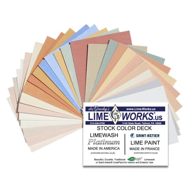 LW_StockColorDeck1 Ecologic™ LimeWash Platinum/Saint Astier® Lime Paint Stock Color Deck - Image 1