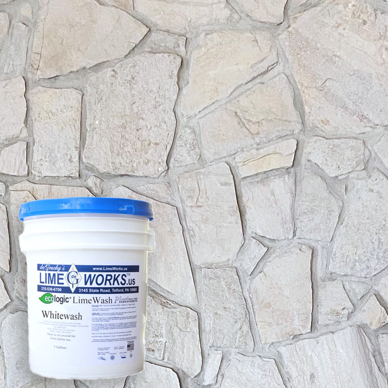 Ecologic™ LimeWash Platinum Whitewash LimeWorks.us